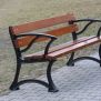 Miniaturka Bordeaux Bench w/ Armrests (2)