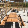 Miniaturka Table & Bench Steel Construction (10)