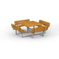 Quadro Table and Bench 